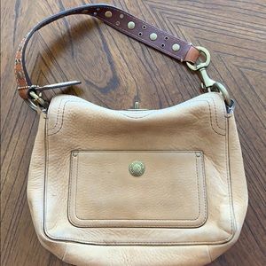 Well used Genuine Leather Coach bag